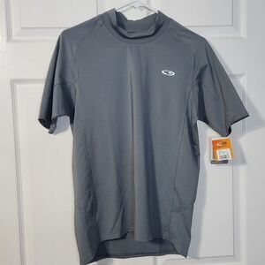 Champion Gray Men's Performance Swimwear Top, L, NWT